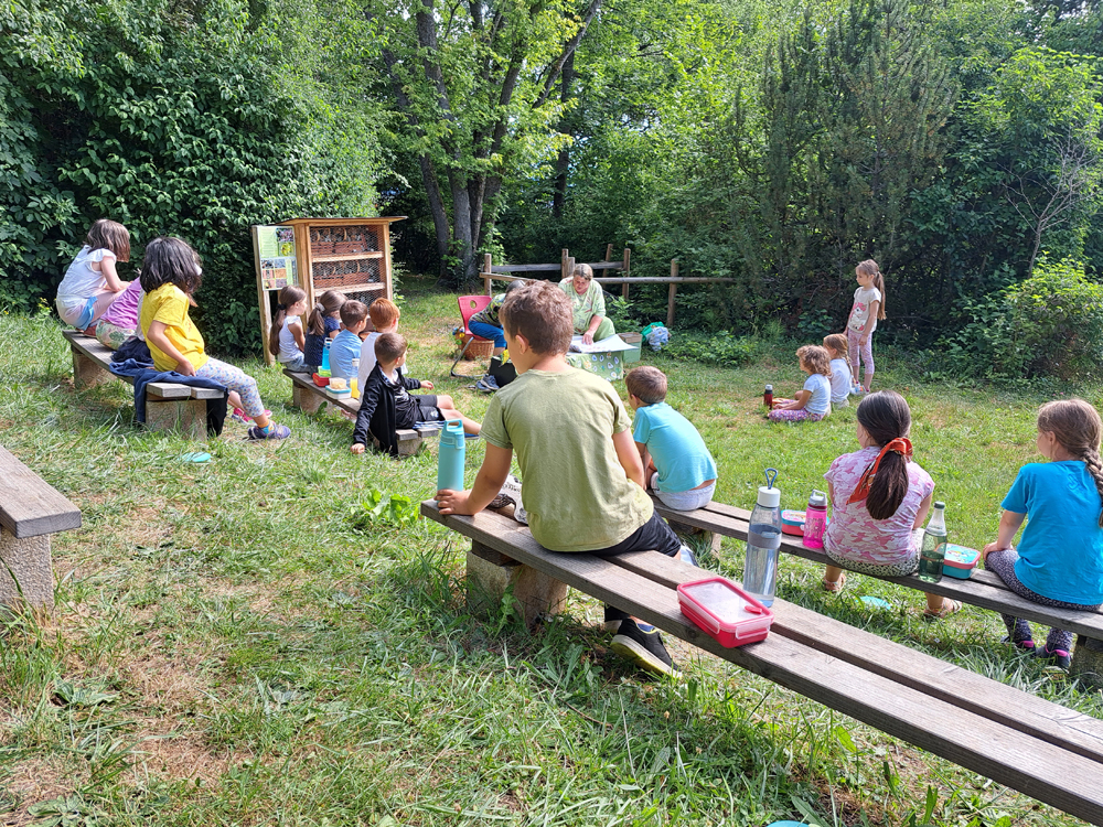 Kinder im Grünen Klassenzimmer