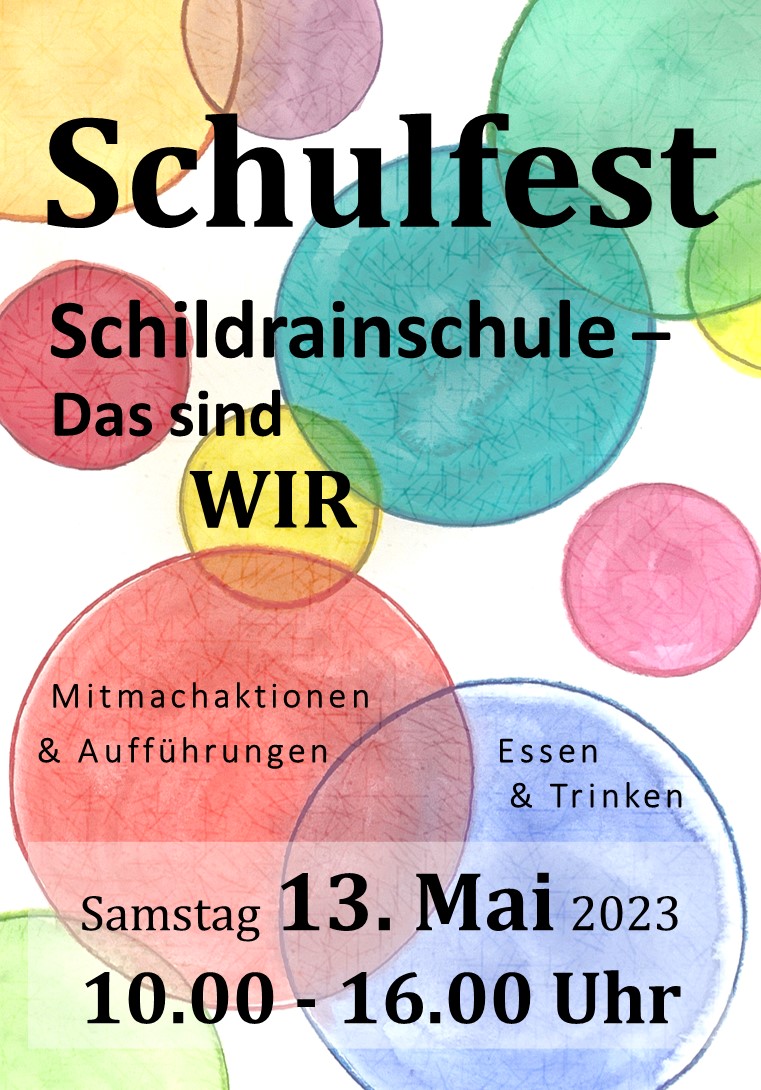 Plakat Schulfest 2023