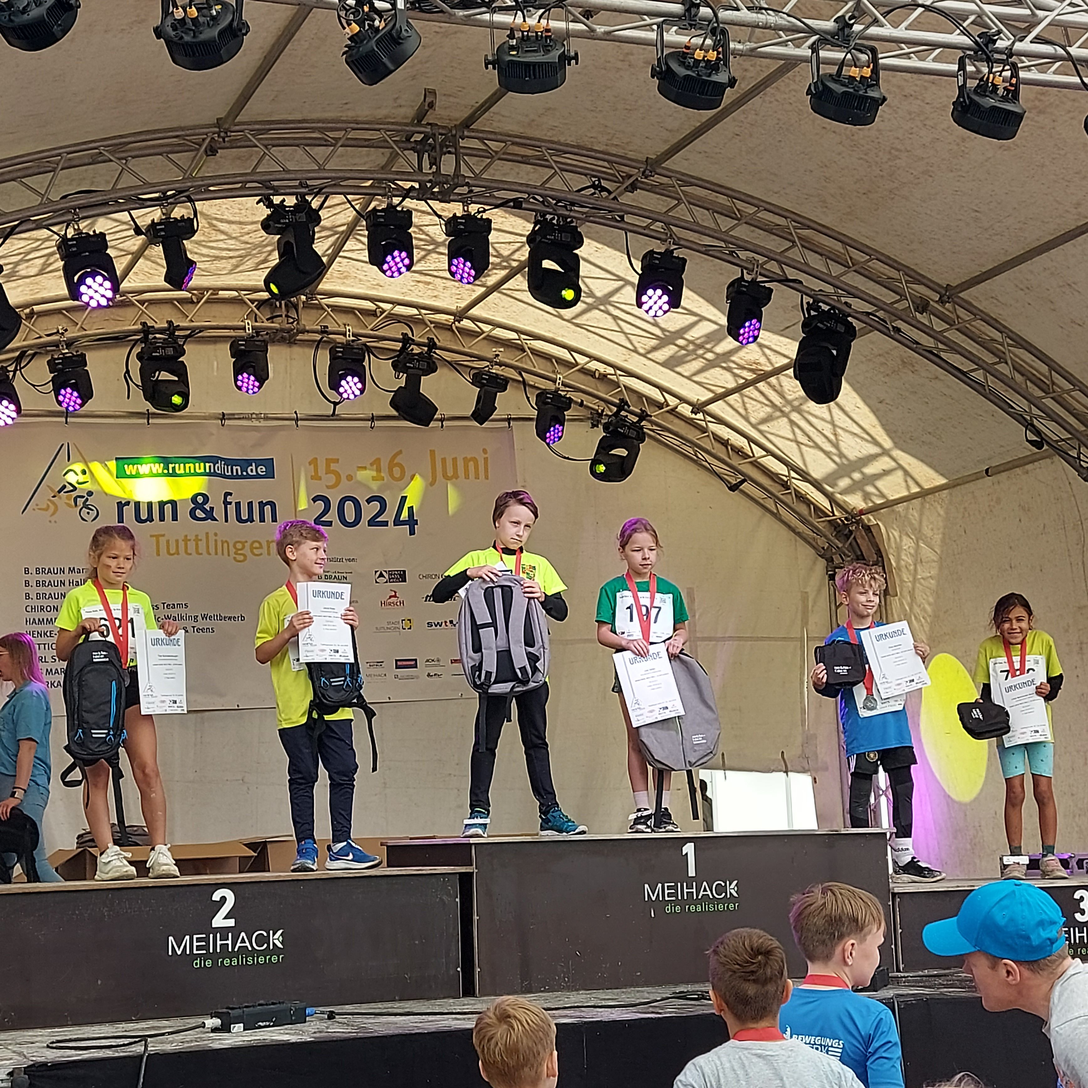 Kinder bei Run and Fun