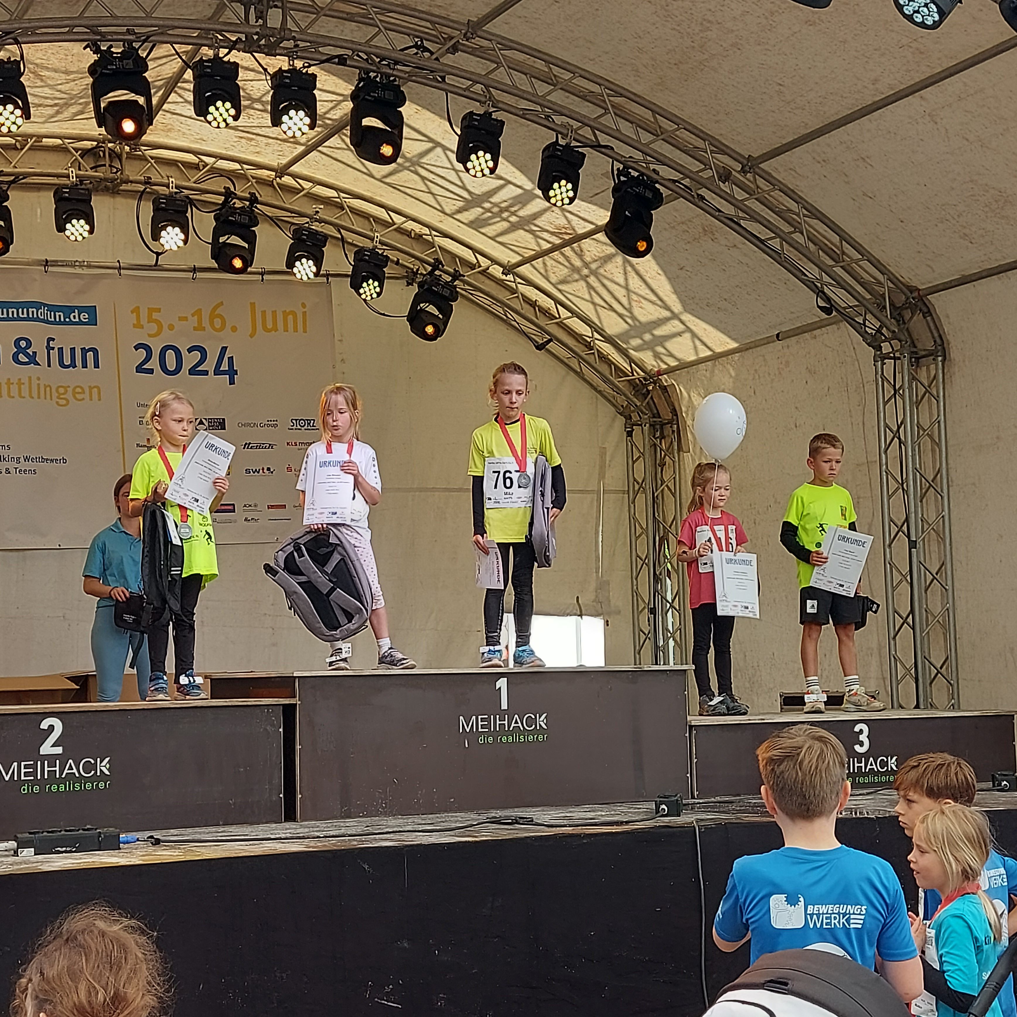 Kinder bei Run and Fun