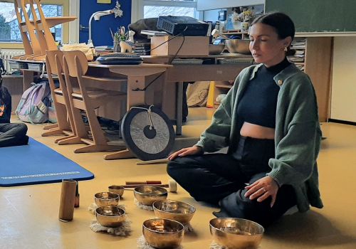 Kinder in der Yoga Lerninsel
