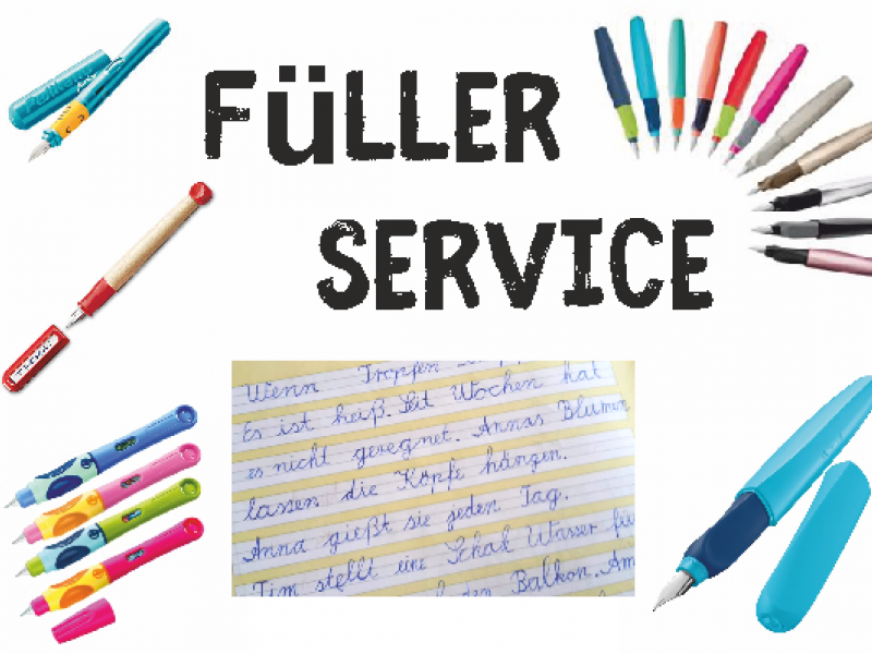 Füllerservice für Zweitklässler