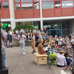Kinder bei der Einschulung