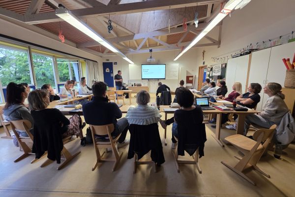 Schullkollegium beim Workshop
